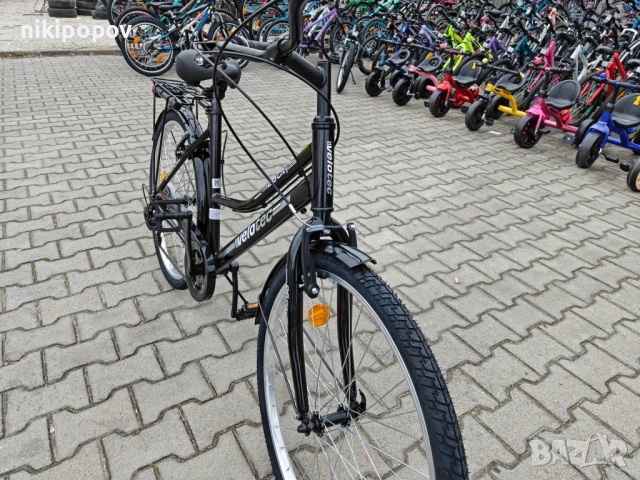 SPRINT Алуминиев велосипед 26" Velotec CITY черен, снимка 5 - Велосипеди - 53918344