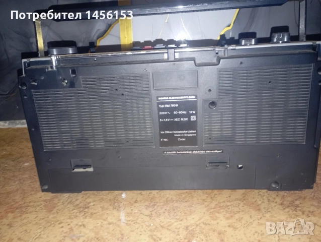 касетофон simens model:RM 7609, снимка 2 - Радиокасетофони, транзистори - 52869353