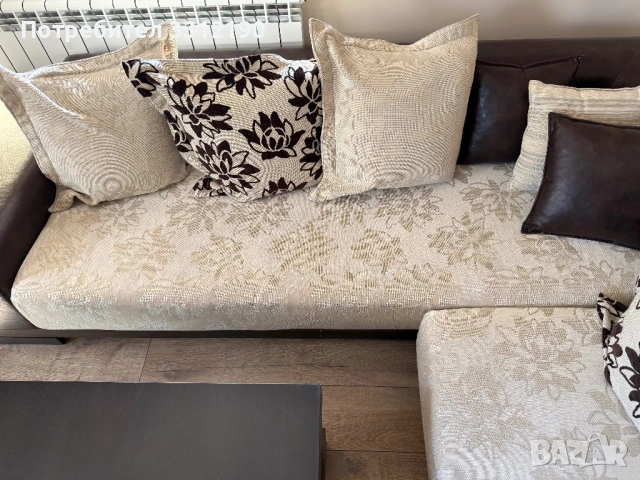 Ъглов диван + обзавеждане, снимка 7 - Дивани и мека мебел - 53176751