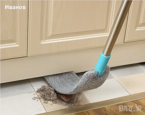 Гъвкава микрофибърна четка за почистване на трудно достъпни места