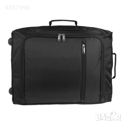 Куфар-Раница с колелца, 27л., Черен , снимка 3 - Раници - 53282489