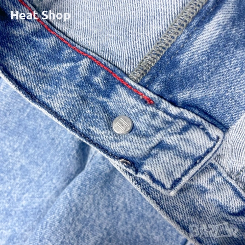 Дамски Дънки Tommy Jeans Claire High Rise Wide Leg Utility Jeans, снимка 7 - Дънки - 53619170