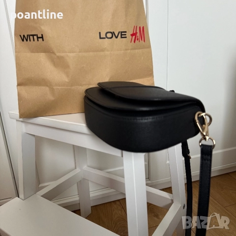 НЕРАЗОПАКОВАНИ! H&M чанта с презрамка + подаръци аксесоари за коса, нокторезачка, снимка 6 - Чанти - 52317519
