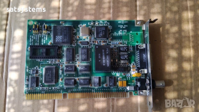WDC 8013EPC 4691 16-bit ISA Network Adapter Card Signal Rate 10 MHz