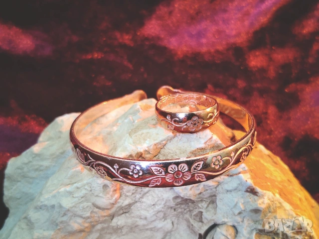Медна терапевтична гривна 10, снимка 2 - Гривни - 53686275