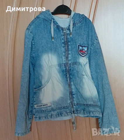 Дънково яке размер 5-6г 116см, снимка 2 - Детски якета и елеци - 53822486