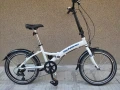 Продавам колела внос от Германия  тройносгъваем алуминиев велосипед SCHIANO IT 20 цола, снимка 1