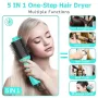 Нова Многофункционална нагряваща изглаждаща четка за коса за изправяне, снимка 5