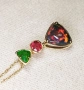 Black Opal Pendant – реверсивен медальон с невероятен черен опал! , снимка 7