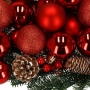 Комплект от 6 коледни топки за елха, снимка 8