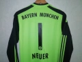 Bayern Munich Neuer Adidas оригинална тениска фланелка екип Байерн Мюнхен вратарски Нойер , снимка 3
