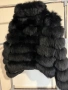 Черно палто от лисица, снимка 3