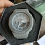 Casio GA-2110ET-8AER сив и Casio GA-2100-1A1ER черен Casio Oak с кутии и документи, снимка 8