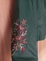 Макси зелено кожено яке с бродерия на ръкава , снимка 7