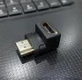 HDMI 2.0 ъглов адаптер 90°, преходник съединител (мъжко/женско), снимка 3