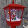 Декоративна коледна лампа Дядо Коледа с падащ сняг и мелодия , снимка 2