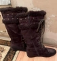 Дамски зимни ботуши с топла пухена подплата, снимка 6