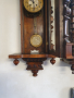 Немски античен стенен часовник Gustav Becker от 1900г. Напълно автентичен. Месингов циферблат. В пер, снимка 10