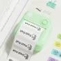 Мини термопринтер с подарък хартия и маркери принтер с Bluetooth, снимка 2