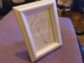 Картина рамка дървена стъкло стил Пабло Пикасо подписана от AD-2019г 195х145 и вътрешен 140х90 , снимка 5