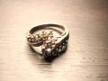 Дамски пръстен от бяло злато , снимка 5