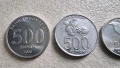 Индонезия .500, 500 ,200 и 100 рупии. 4 бр., снимка 2