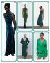 Zara рокли в зелено