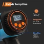 GoGonova 2000W пистолет горещ въздух LCD 650°C, снимка 3