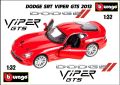 Bburago 2013 SRT Dodge Viper GTS 1:32, снимка 1