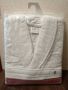 Нов бял хавлиен халат с качулка за баня - S размер, снимка 2