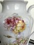 Порцеланов чайник и захарница - Ар Нуво в класическа форма и декорація, снимка 2