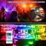 LED RGB прожектор, 100W външен прожектор WiFi IP66, снимка 3