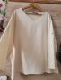 Бвжова блуза памучна материя , снимка 1 - Блузи с дълъг ръкав и пуловери - 45626143