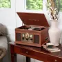 Victrola The Quincy 6-в-1 Bluetooth плейър и мултимедиен център с вградени високоговорители, снимка 2