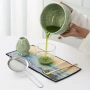 Комплект за чай матча Matcha 7 броя сет Японски матча сет чъсен купа лъжичка, снимка 8