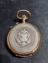 Швейцарски СРЕБЪРЕН джобен часовник 1901г. с позлата - 10 РУБИНА ПРОМОЦИЯ, снимка 11