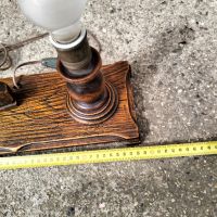 Дървена лампа, снимка 2 - Антикварни и старинни предмети - 45143264