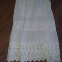 Twin set бяла дълга рокля памук, снимка 3 - Рокли - 45268533