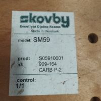 Комплект трапезни столове Skovby, снимка 5 - Столове - 45687431