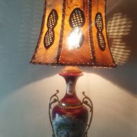 Барокова настолна лампа, снимка 7 - Настолни лампи - 45697309