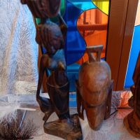Колекция дървени статуетки, снимка 3 - Антикварни и старинни предмети - 45885384