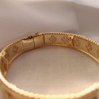 Van Cleef & Arpels VCA gold bracelet Vintage Alhambra-дамска гривна, снимка 7 - Гривни - 45275781