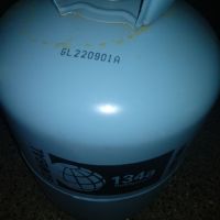 Празна газова бутилка от газ фреон R134, снимка 2 - Други инструменти - 45467755