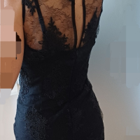 Черна официална рокля, снимка 9 - Рокли - 44965217