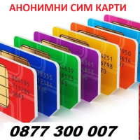SIM карти и Персонална АНОНИМНОСТ, снимка 1 - Друга електроника - 25269501