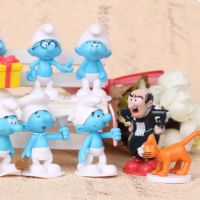 Голям лот смърфовете, 12бр фигурки за торта Smurfs НОВИ, снимка 3 - Фигурки - 45665124