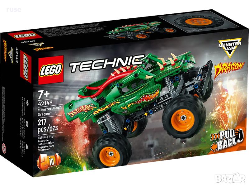 НОВИ! LEGO® Technic 42149 Monster Jam™ Dragon™, снимка 1