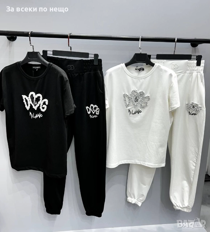 Black Weekend💯✅🖤 Dolce&Gabbana Дамски Спортен Комплект Тениска И Долнище Код A1231, снимка 1