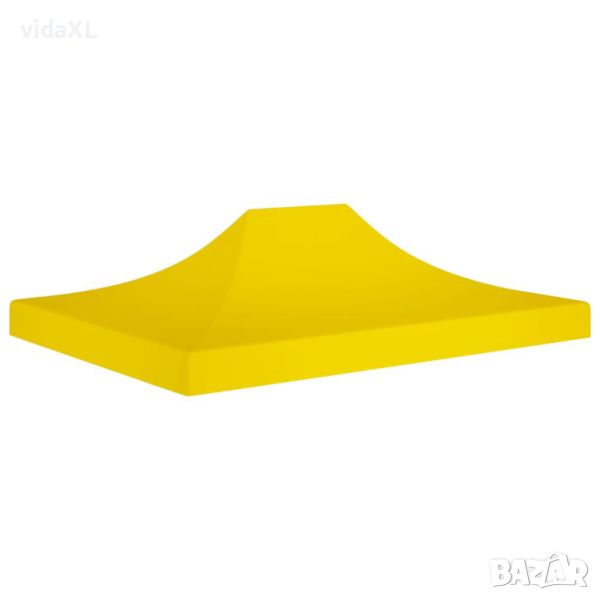315374 vidaXL Party Tent Roof 4,5x3 m Yellow 270 g/m²（SKU:315374, снимка 1
