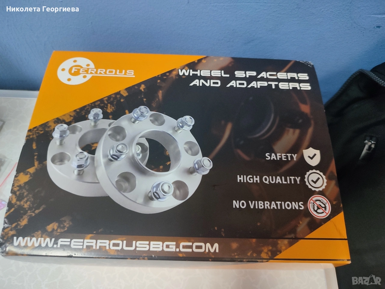 Комплект фланци и болтове 5х110, снимка 1